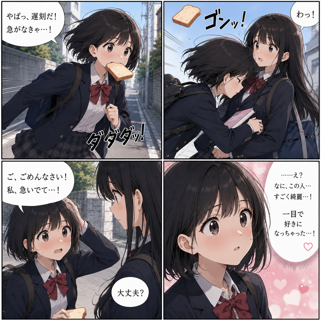 ある朝、登校中の出会い