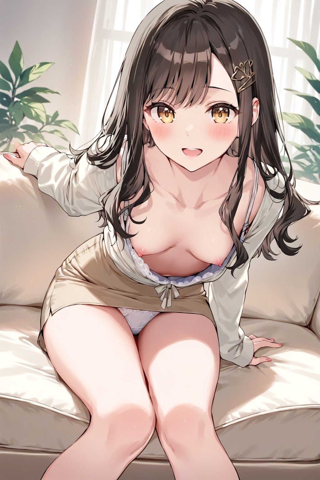 自宅デートでヤル気が溢れちゃっている彼女
