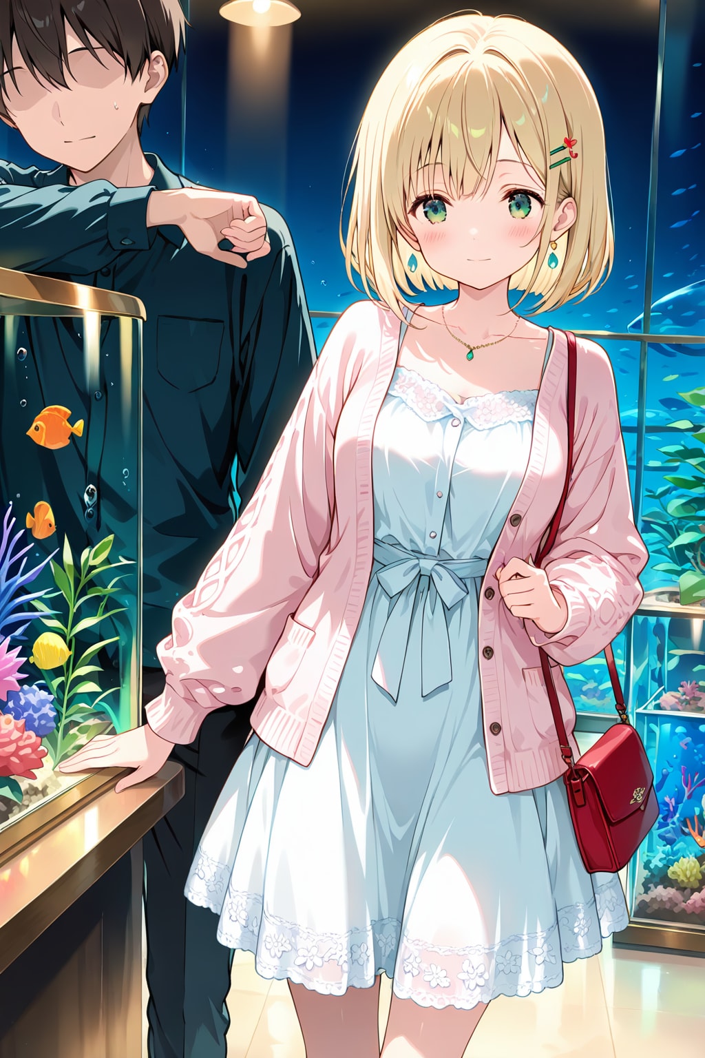 水族館デートの千鶴ちゃん