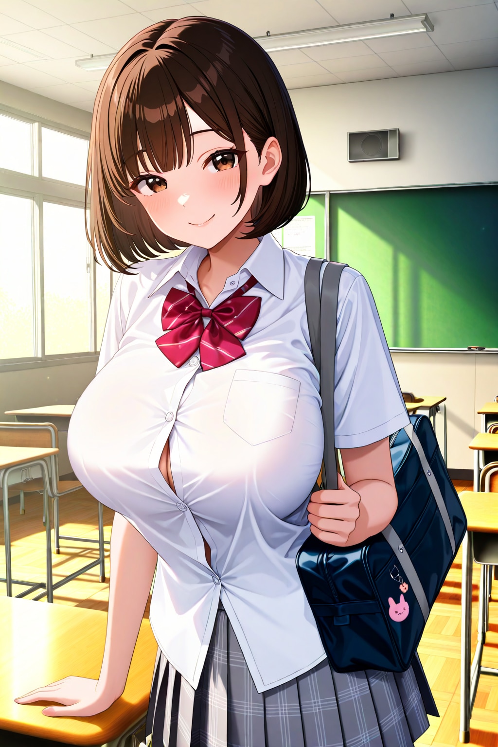 アキちゃんの制服着崩し