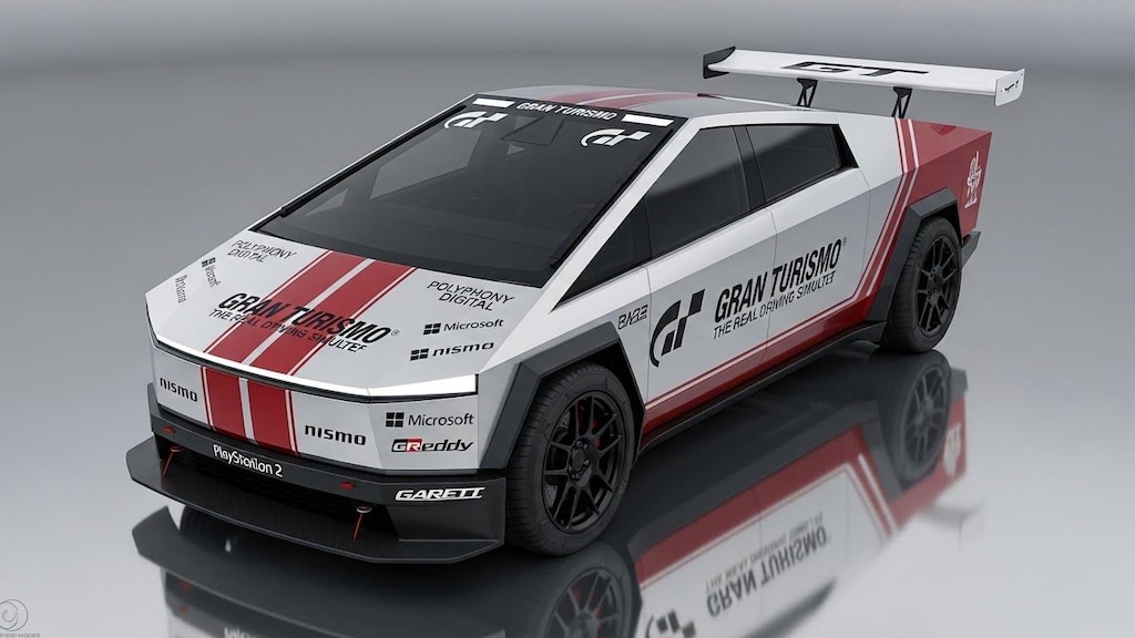 グランツーリスモテスラサイバートラックプレゼントカー