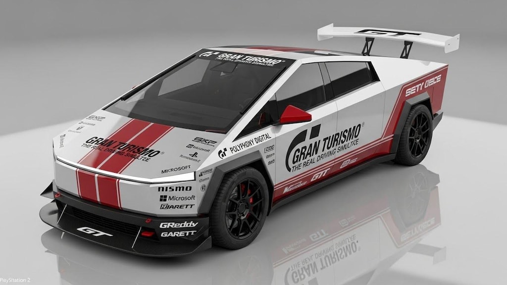 グランツーリスモテスラサイバートラックプレゼントカー