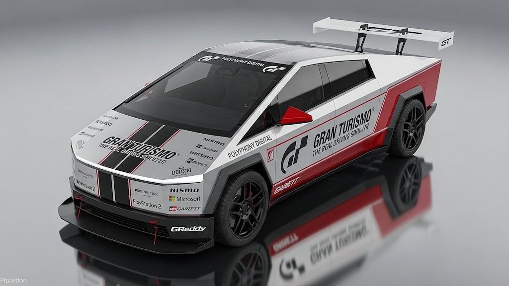 グランツーリスモテスラサイバートラックプレゼントカー