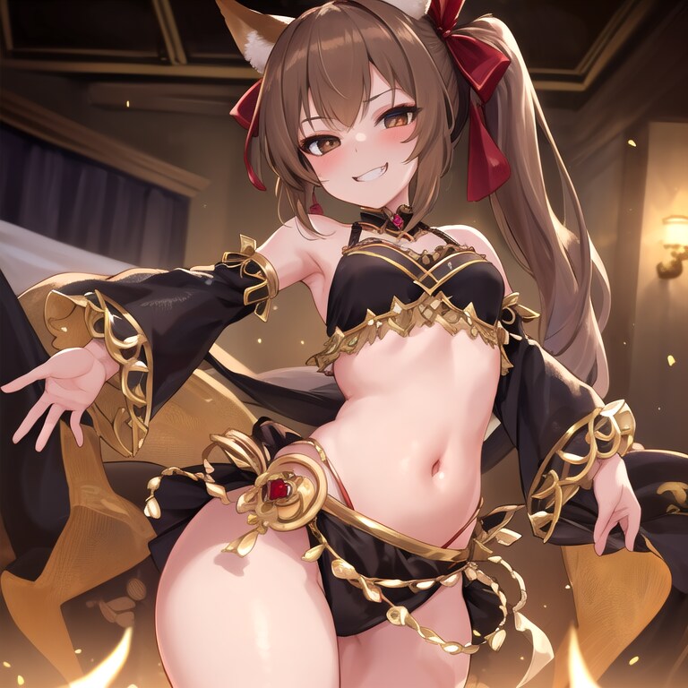 踊り子狐娘