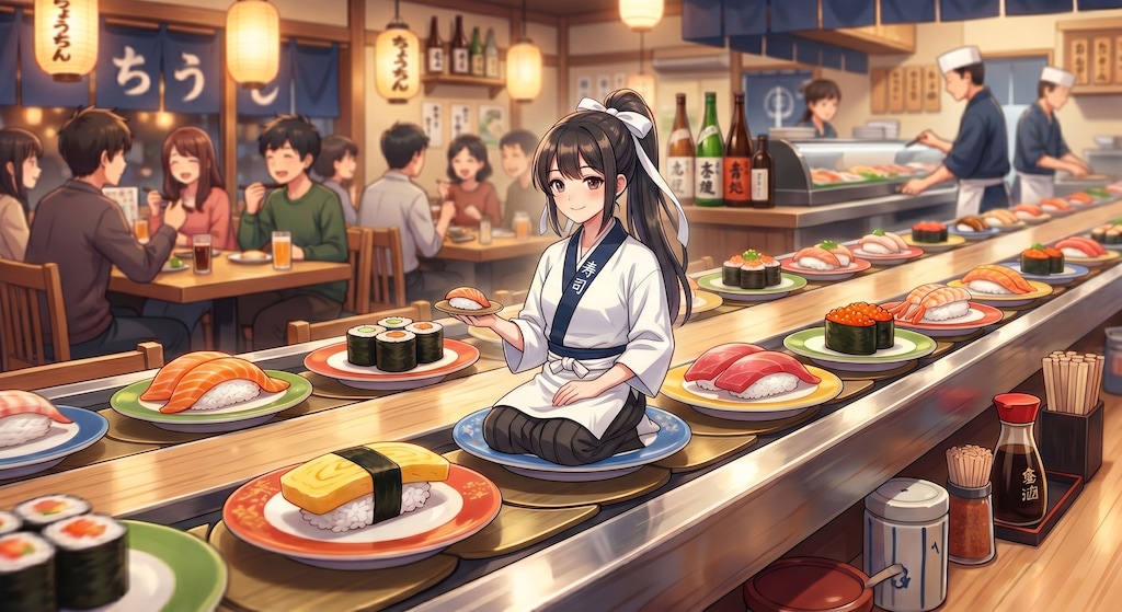 何を握りましょ？