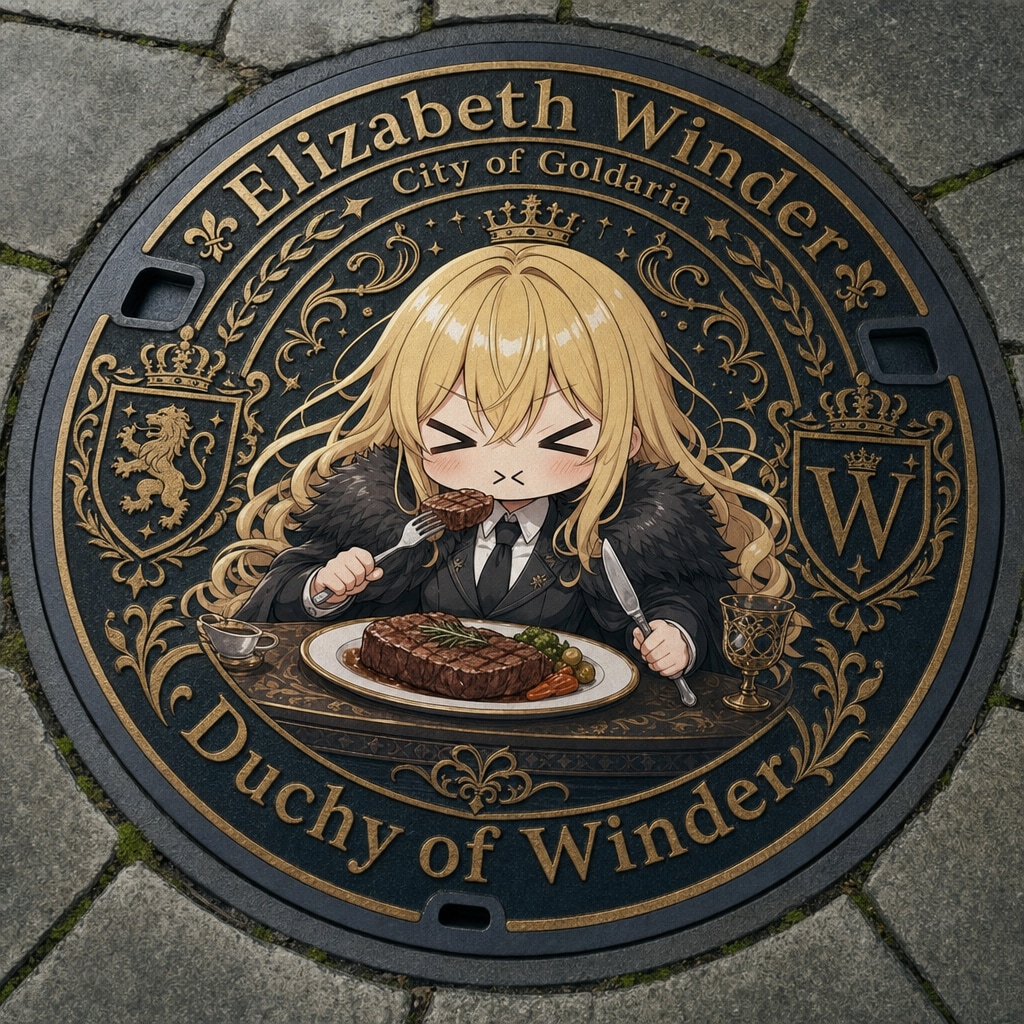 もぐもぐエリザベスのマンホール