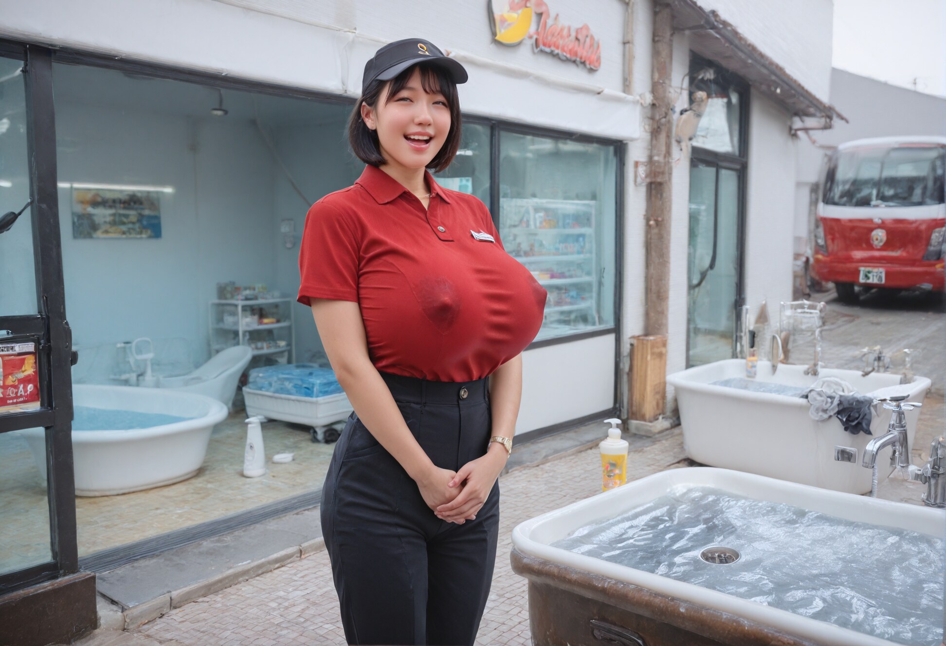 セクシー美女店員