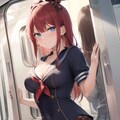 電車で誘惑２ 2枚目