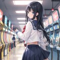 ゲーセンを走るJK 〜制服のある風景〜 2枚目