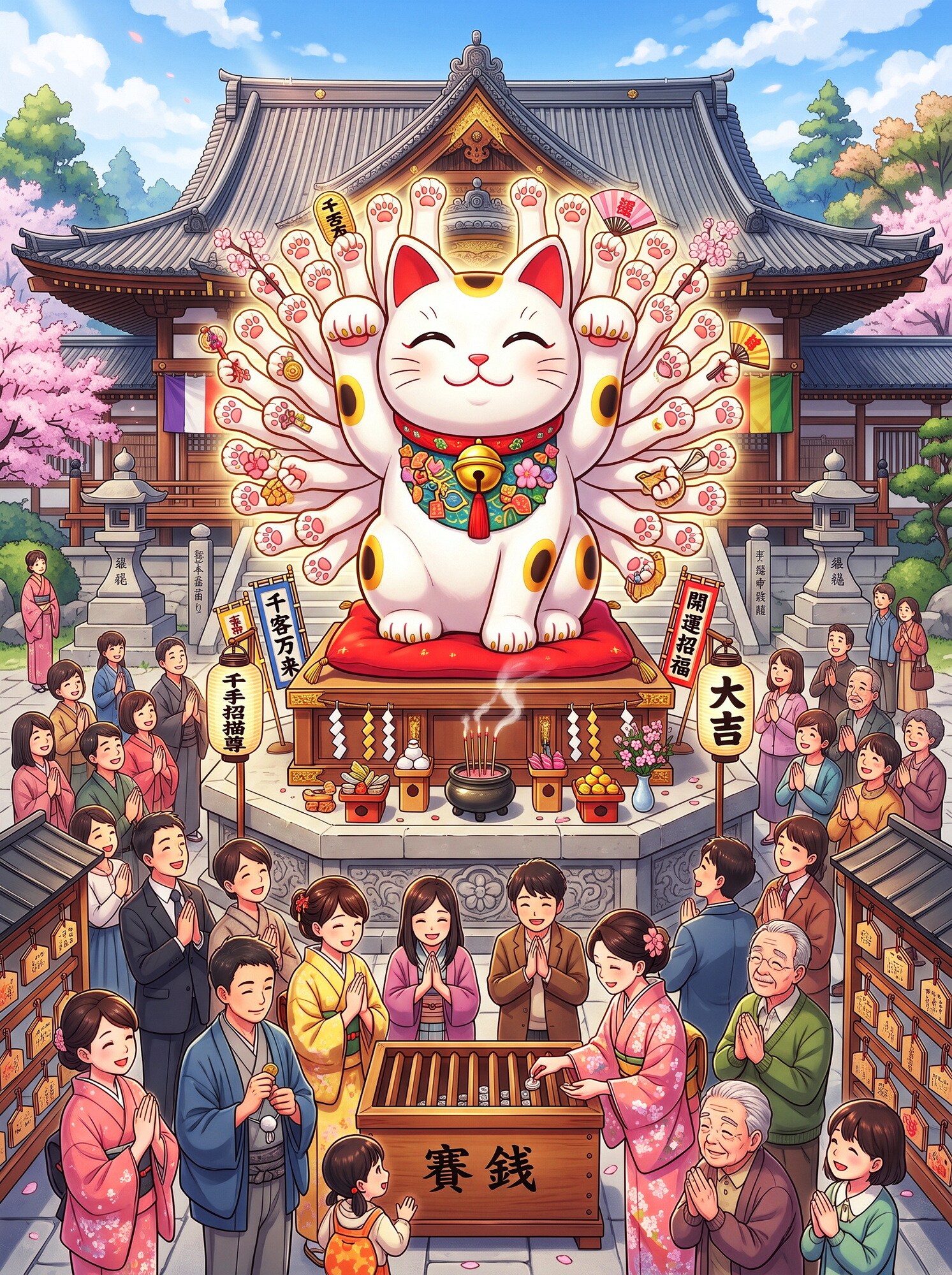 千手まねき猫 | の人気AIイラスト・グラビア