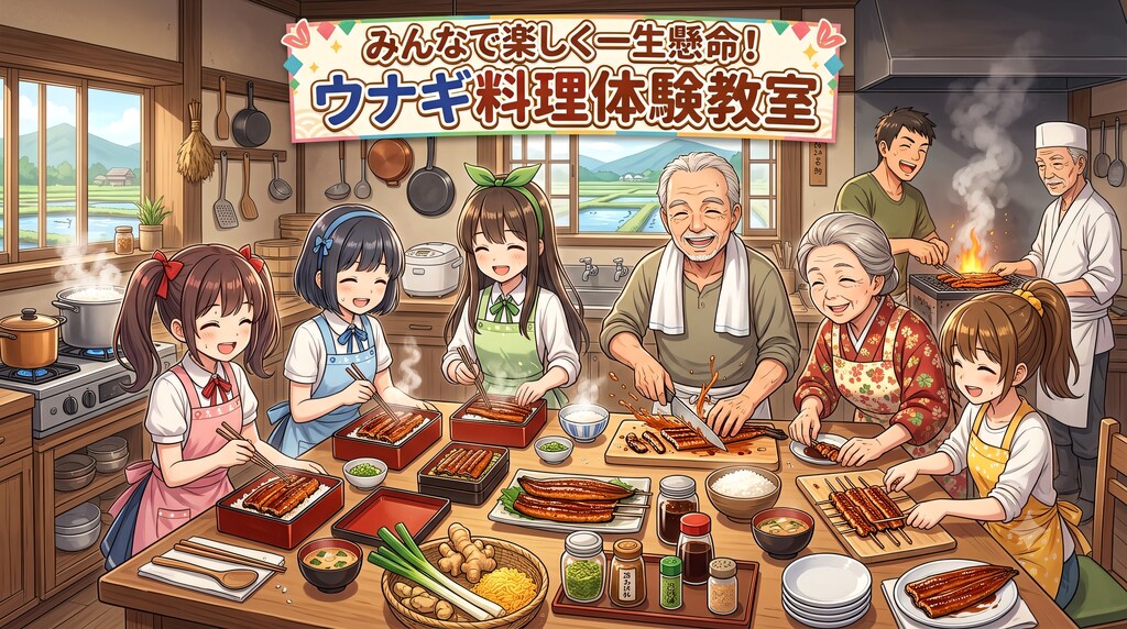 うなぎ料理体験教室２