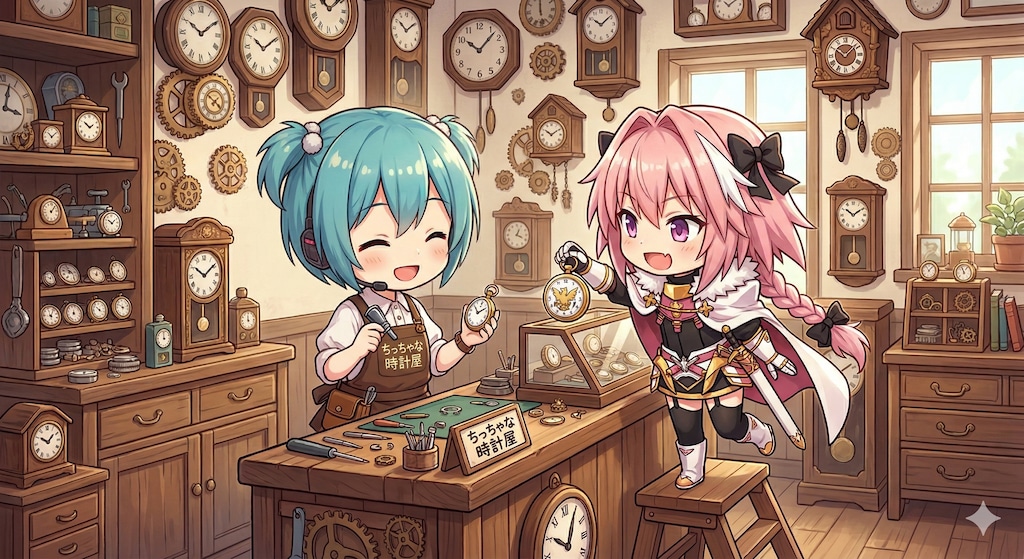 ミクちゃんの時計屋さん