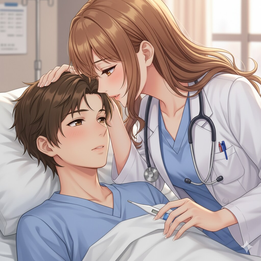 おでこ検温する病院