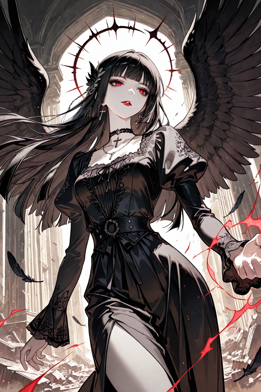 黒衣の魔女✙カーディラ | の人気AIイラスト・グラビア