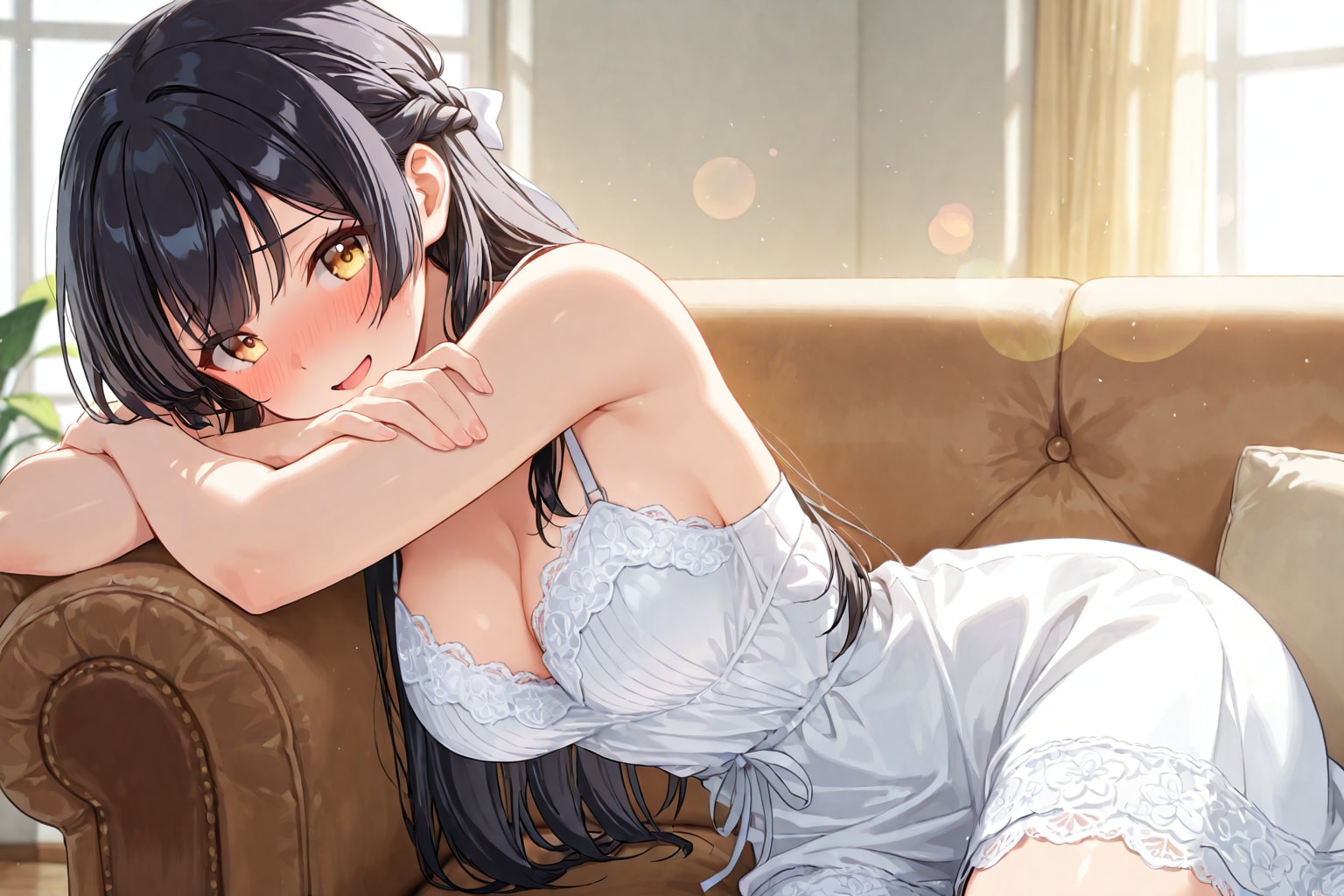 恥ずかしそうな表情の”私ちゃん”