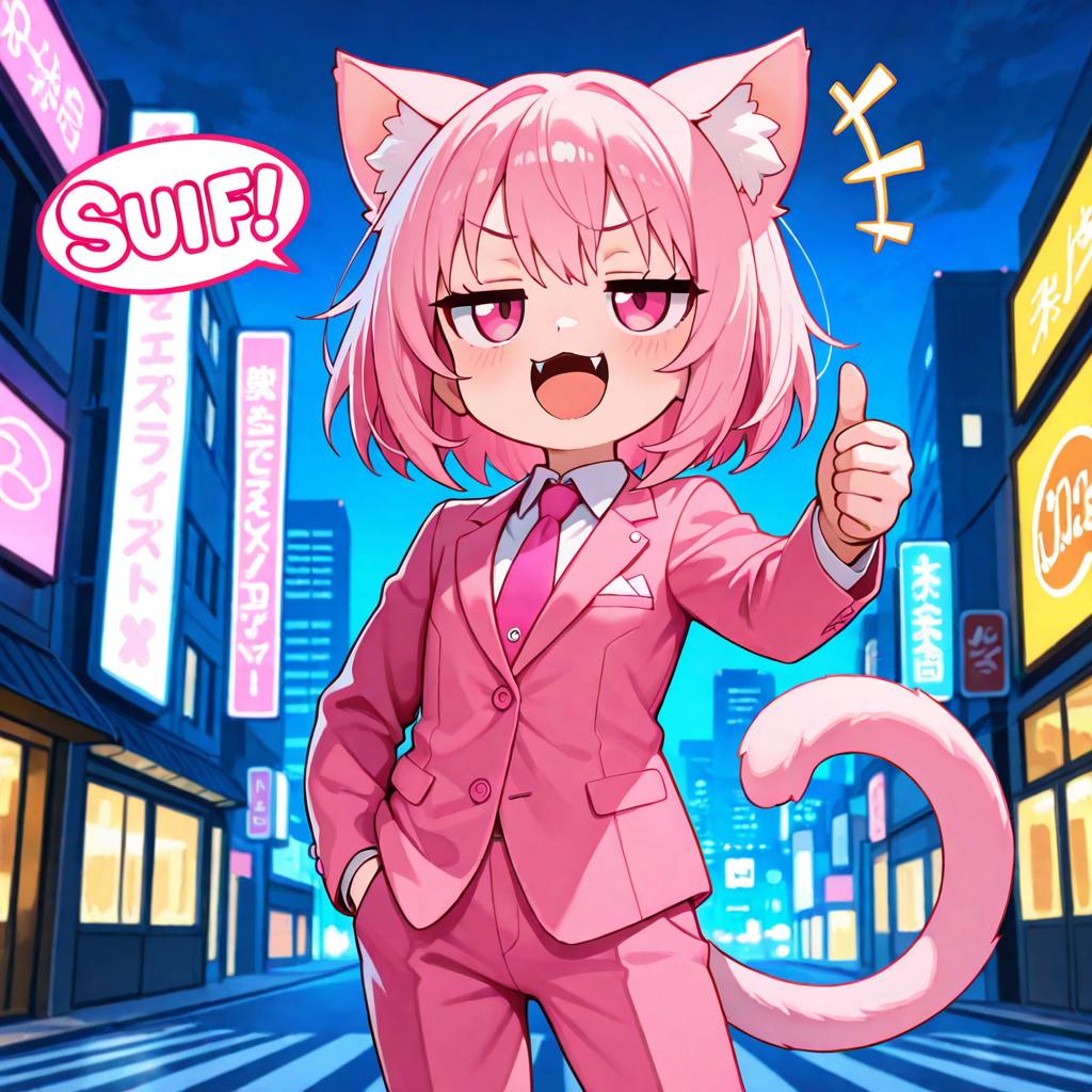 スーツねこ