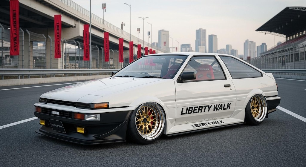リバティーウォークAE86