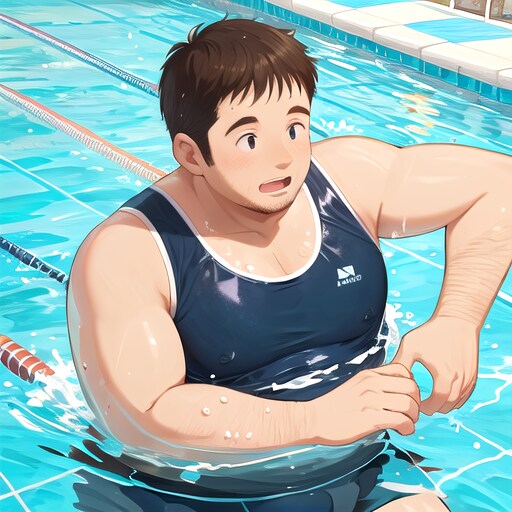 男なのにスク水！