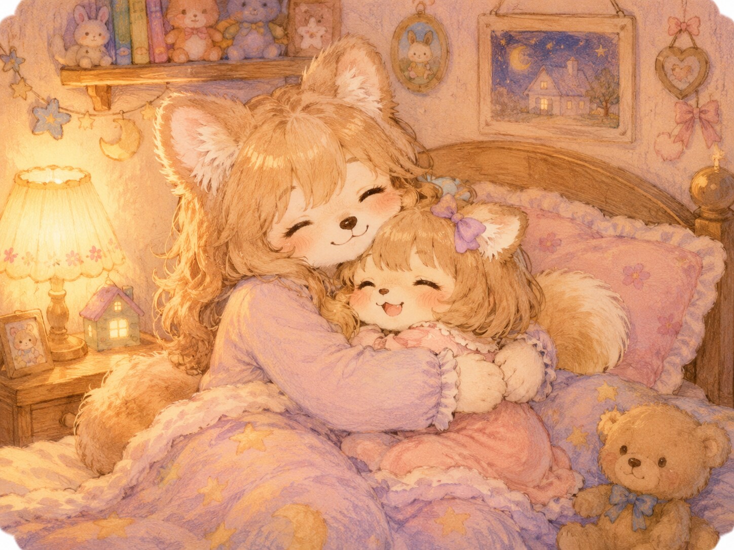 おやすみなさいのまえのぎゅっ