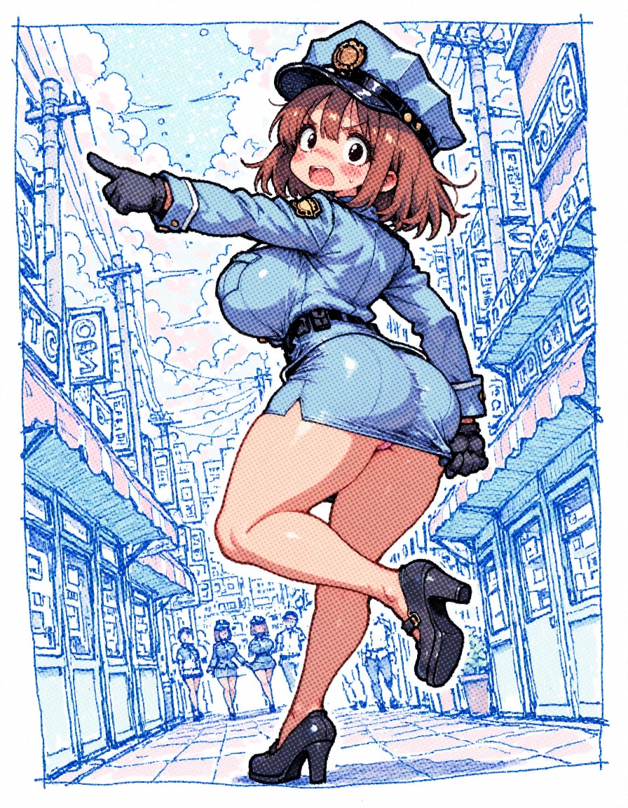 見てないで犯人を追えー！