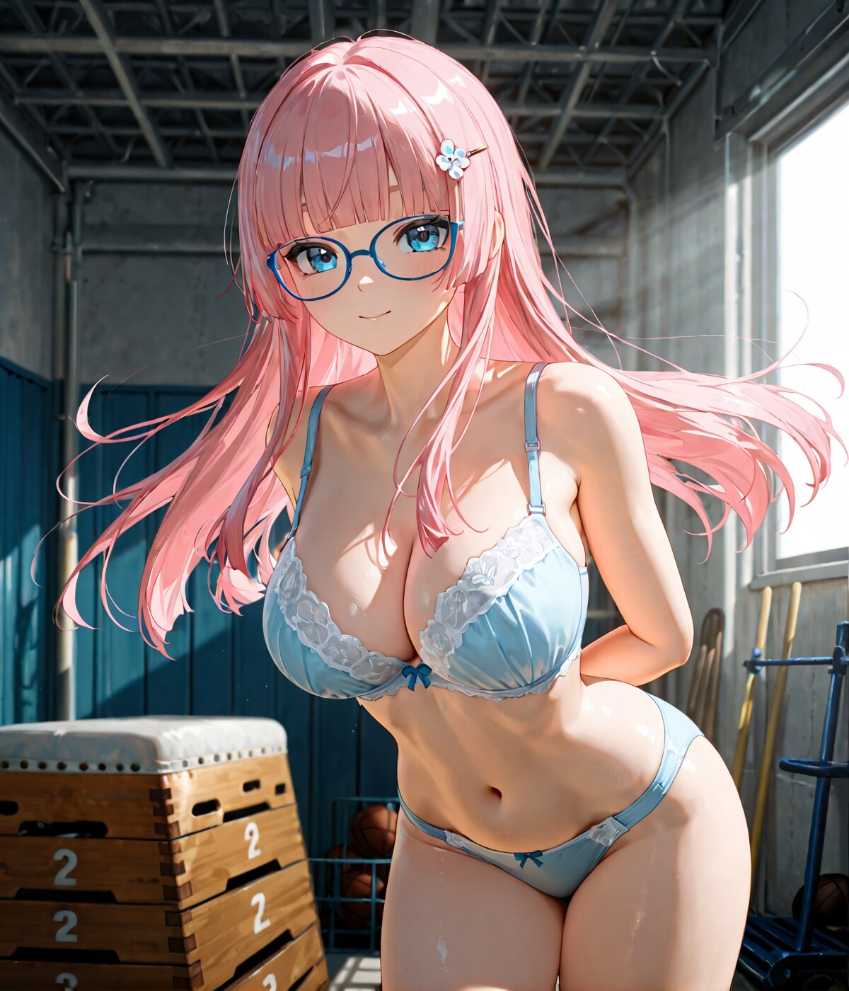 「こんなところで脱げって…ナニするのかな？」