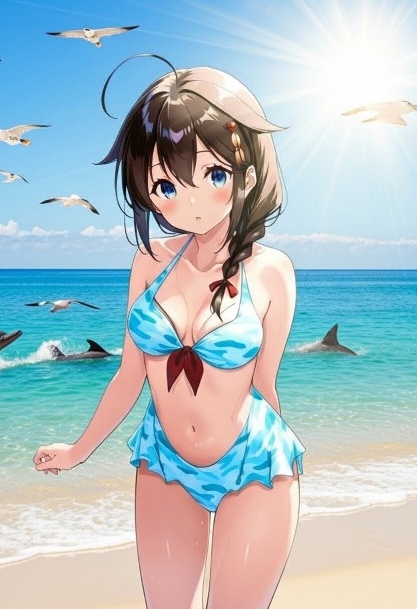 艦これ時雨　水着更新