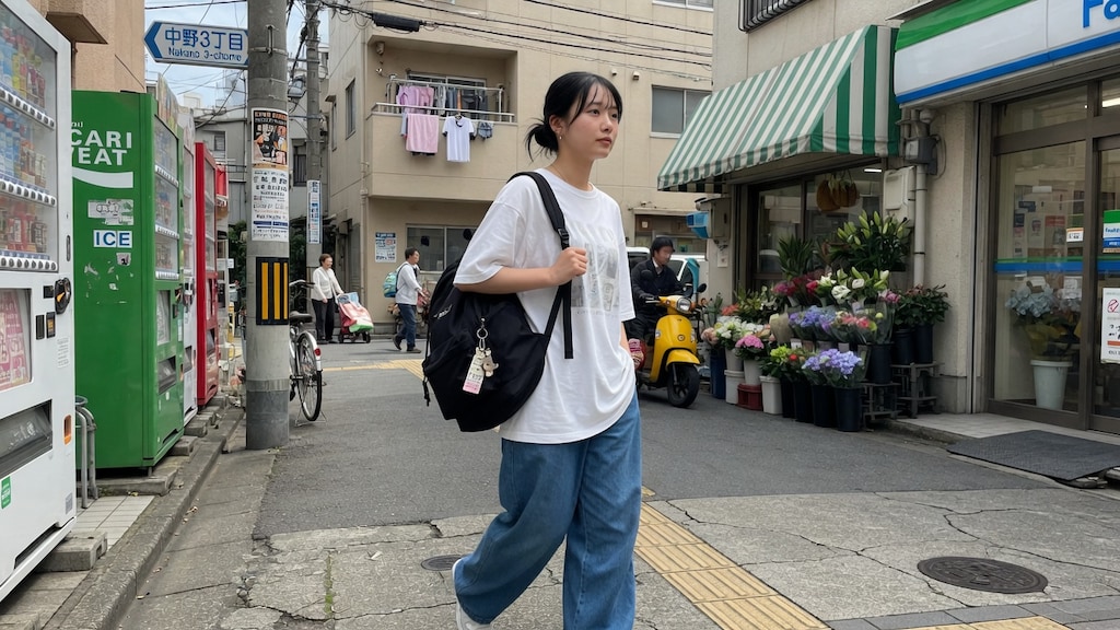何気ない街角の下着見せ
