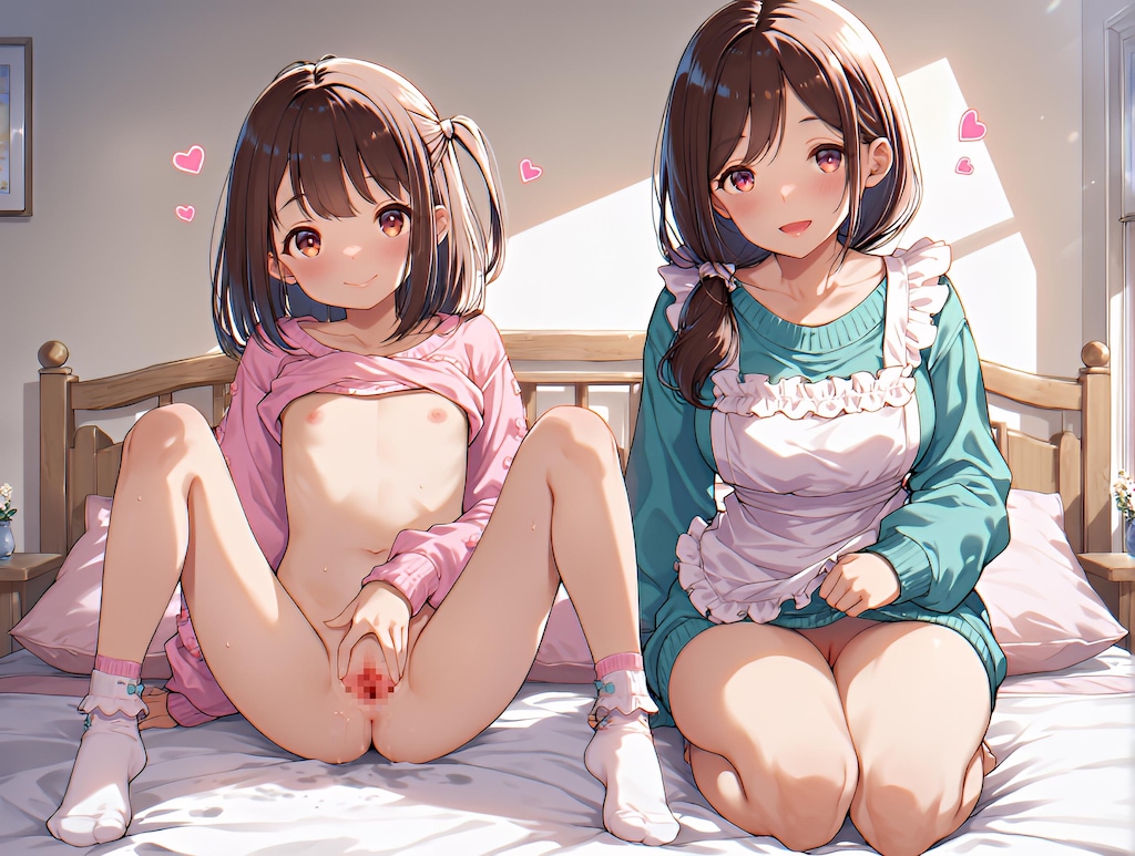 チン媚び母娘