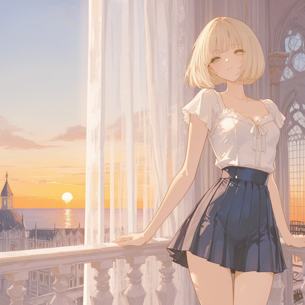 夕日