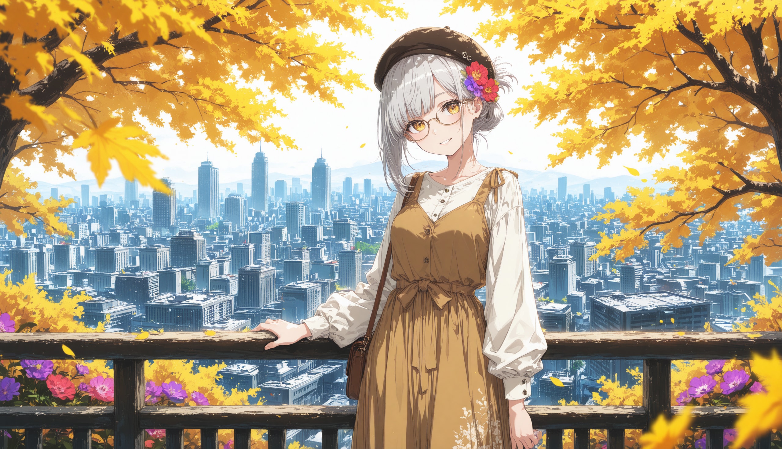 看板娘　flowers | の人気AIイラスト・グラビア