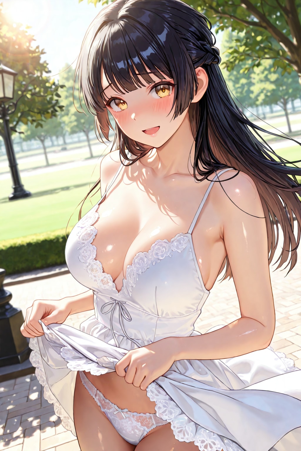 公園で見せてくれる大胆な"私ちゃん"