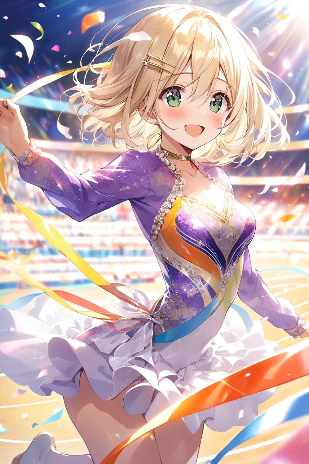 新体操大会初出場のボブカット千鶴ちゃん