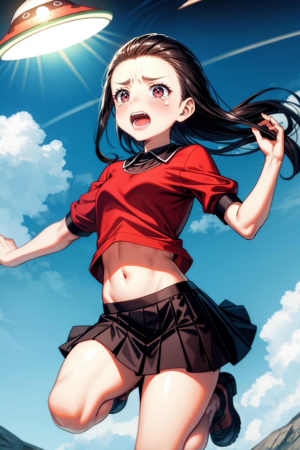 未知の物体からの逃走
