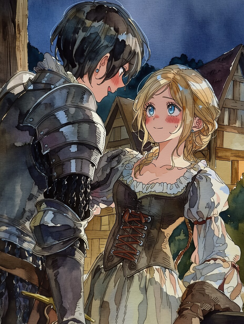 騎士と村娘46 | の人気AIイラスト・グラビア