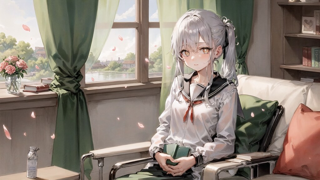白髪にして車椅子に座らせたかった