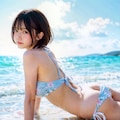 今日の水着！（三分一茜 Ver） 2枚目