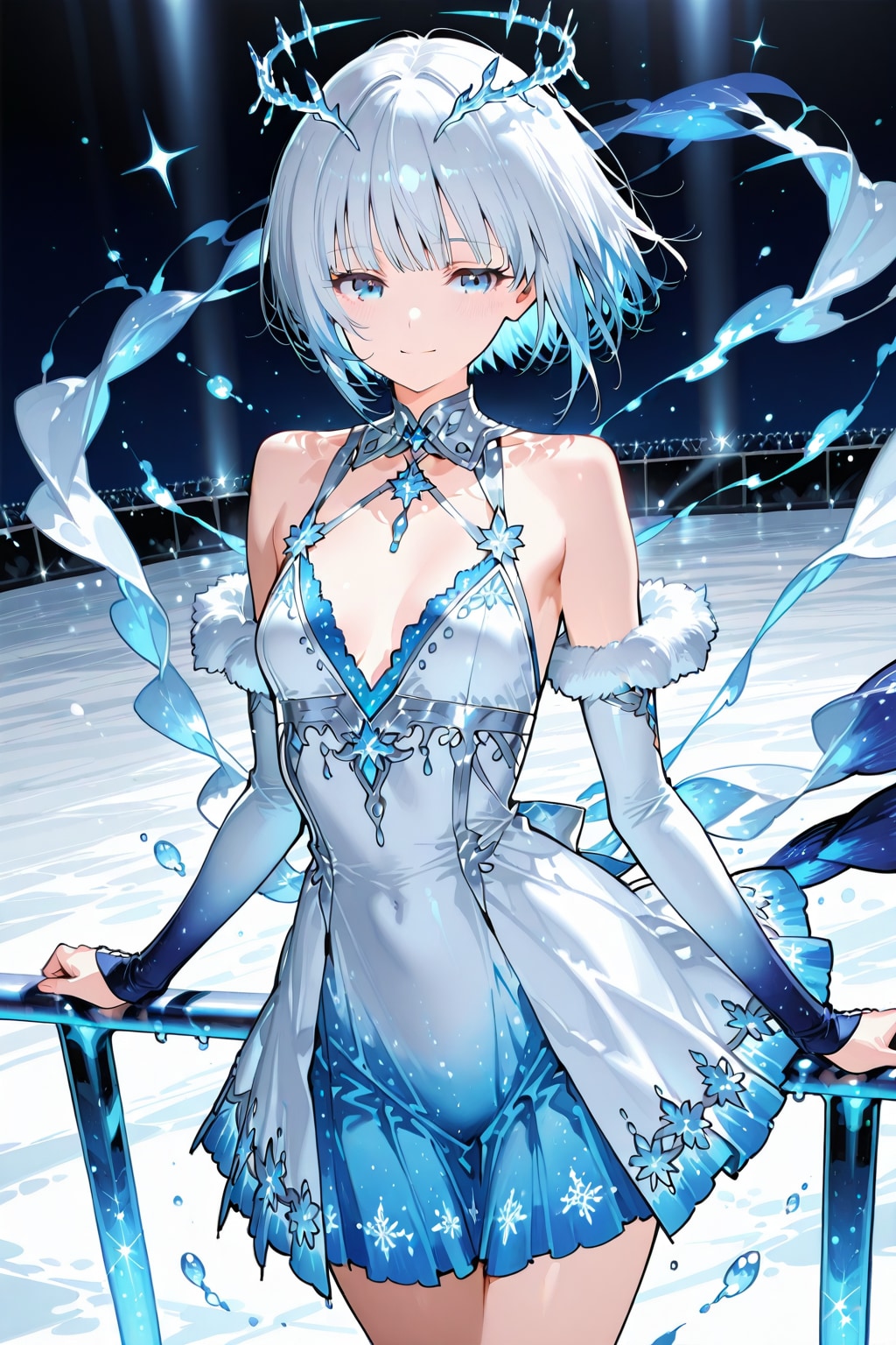 青いドレスの秘密の舞