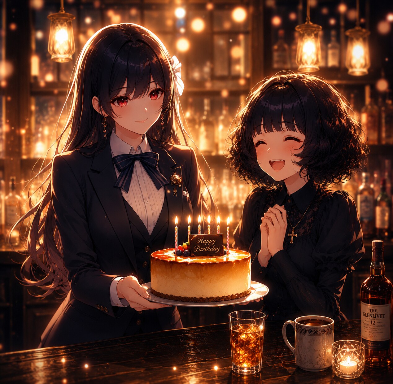 アフワさんお誕生日おめでとうございます！🎉 | の人気AIイラスト・グラビア