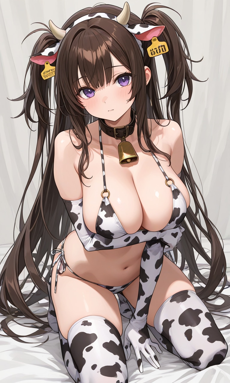 牛柄ビキニ