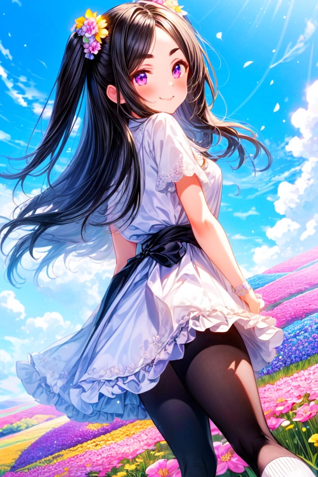 振り向き姿の、うちの子♥(3枚)