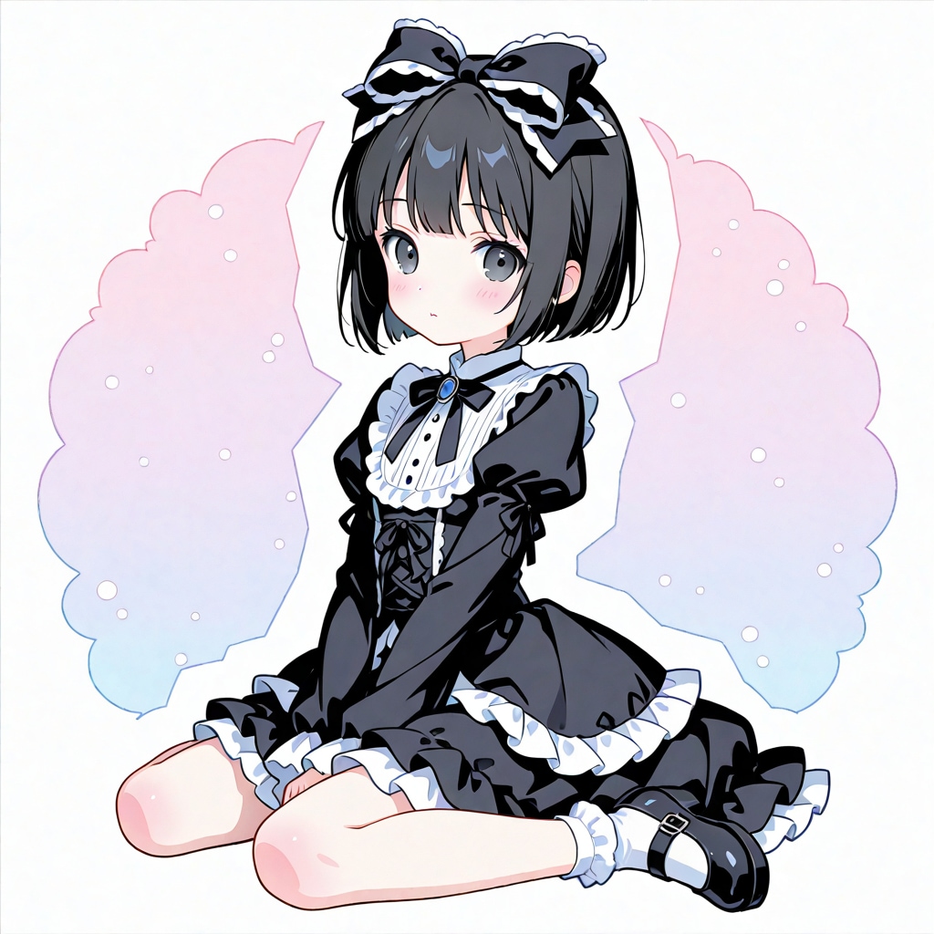 女の子座り(LILY) | の人気AIイラスト・グラビア