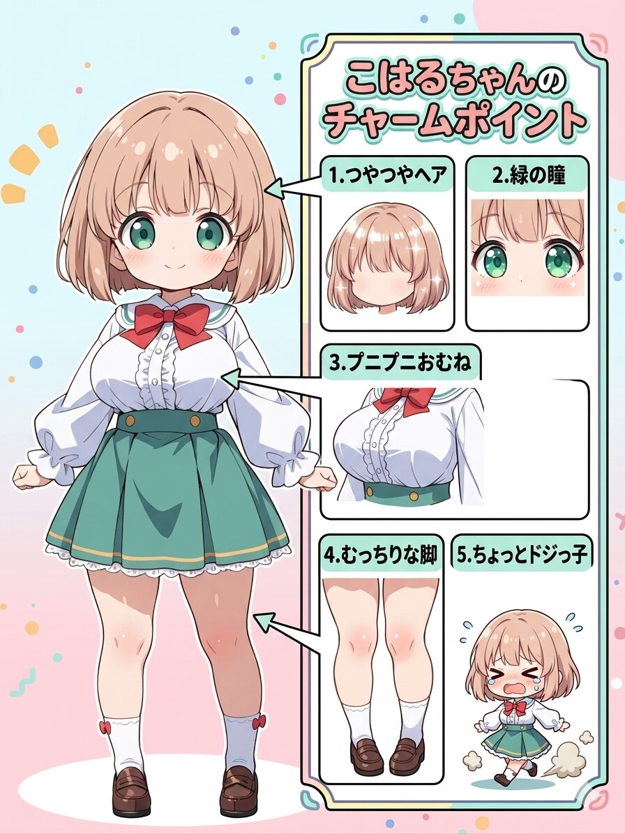 こはるちゃんのチャームポイント！