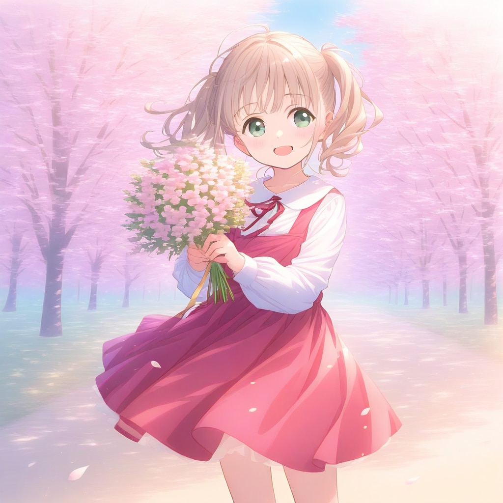 さくらふぶきだね。