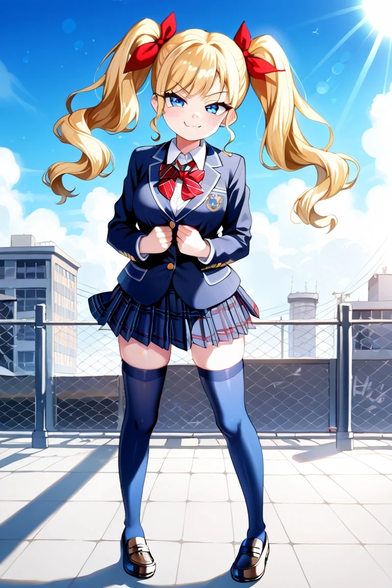 一緒に屋上に来ない？♡ | の人気AIイラスト・グラビア