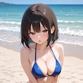 水着の少女 2枚目