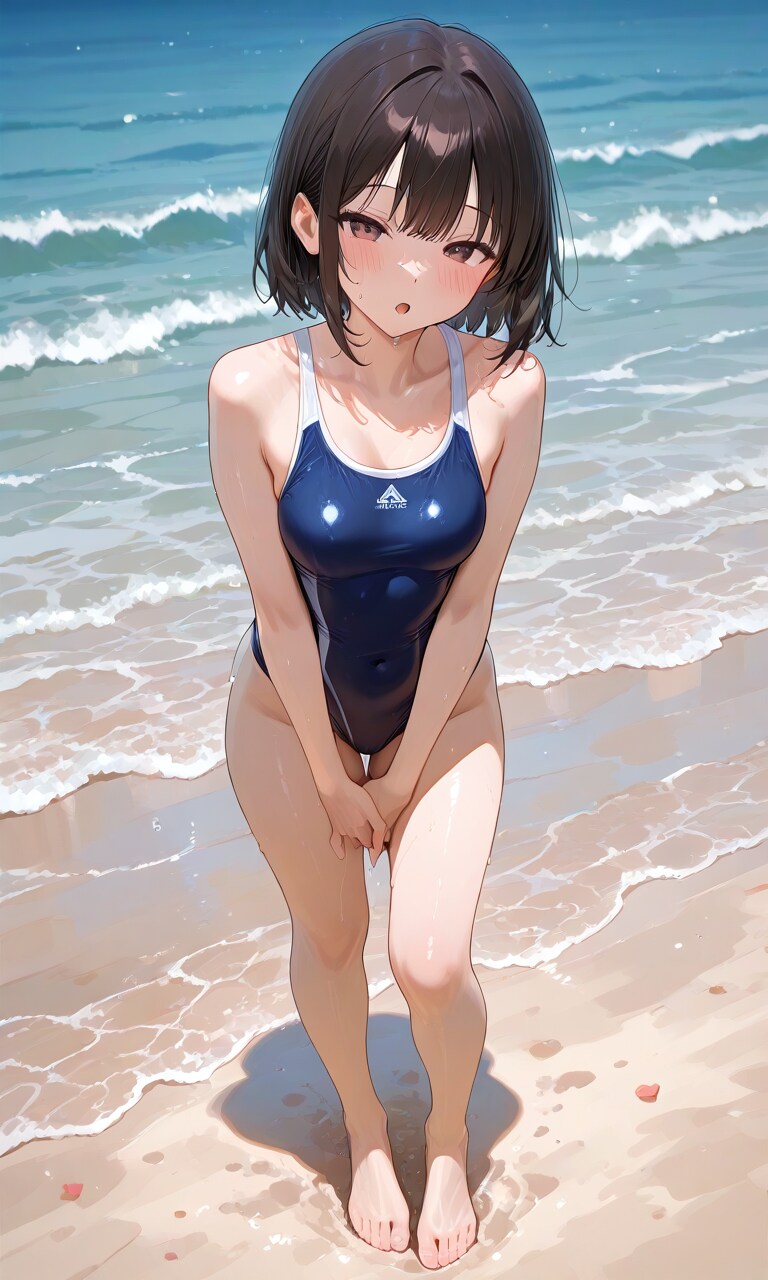 水着の少女
