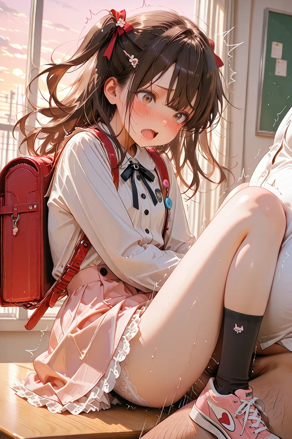 秘密の放課後①　まだ心の準備が・・・センセイひどいです。