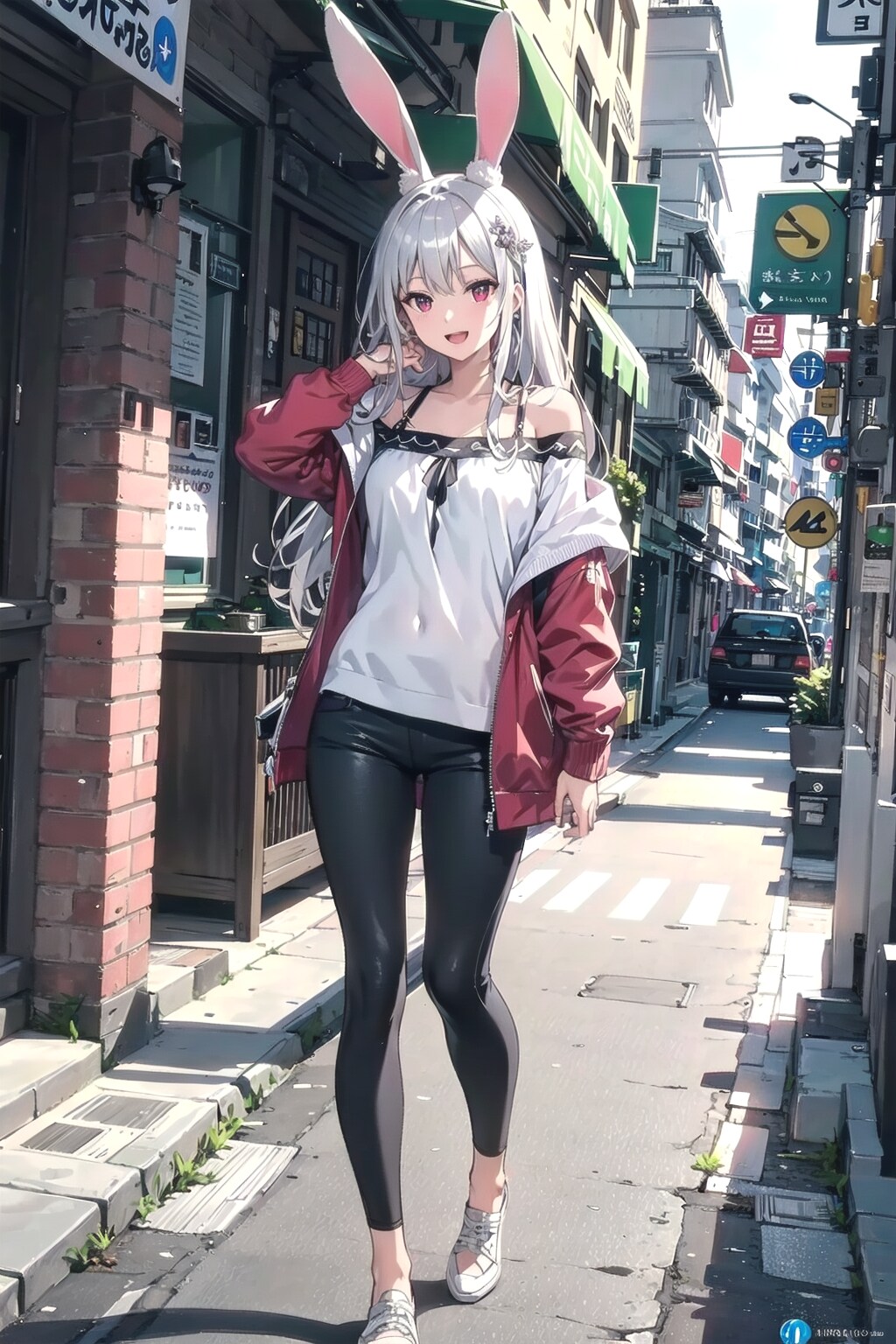 たまにはパンツスタイルなのです🎶