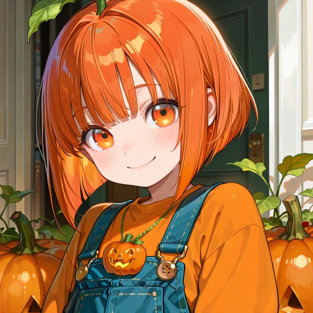 カボチャのネックレス