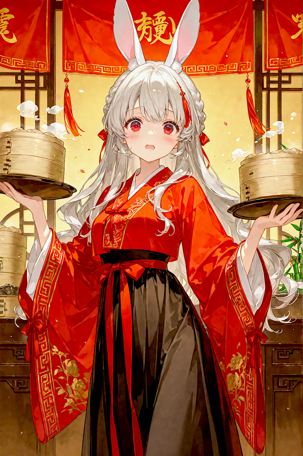 漢服でやっチャイナ (Seedreamもあるよ)